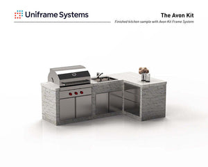 Outdoor Kitchen Frame Kit - The Avon
