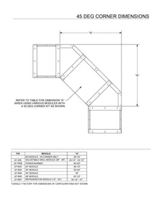 45 Degree Corner Kit