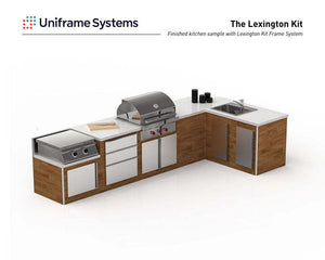 Outdoor Kitchen Frame Kit - The Lexington