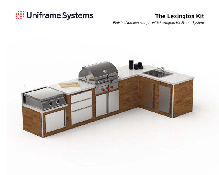 Outdoor Kitchen Frame Kit - The Lexington