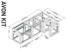 Outdoor Kitchen Frame Kit - The Avon