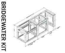 Outdoor Kitchen Frame Kit - The Bridgewater