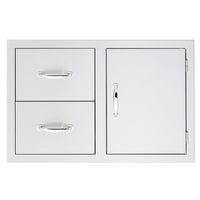 Drawer and Door Combo for Stone Outdoor Kitchens