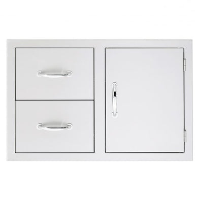 Drawer and Door Combo for Stone Outdoor Kitchens