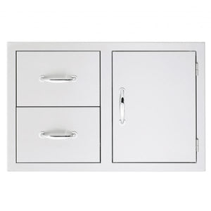 Drawer and Door Combo for Stone Outdoor Kitchens