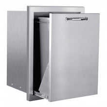Trash Drawer for Stone Outdoor Kitchens
