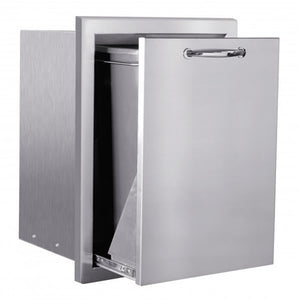 Trash Drawer for Stone Outdoor Kitchens
