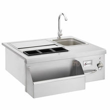 Beverage Center - Sink & Ice Chest for Outdoor Kitchen