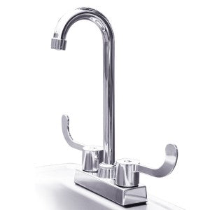 Sink & Faucet for Outdoor Kitchen - Close Up