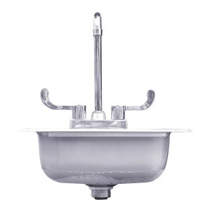 Sink & Faucet for Outdoor Kitchen - Front View