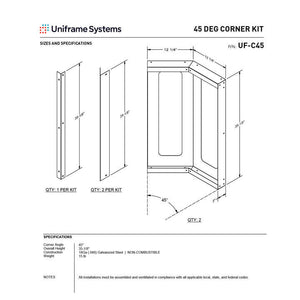 45 Degree Corner Kit
