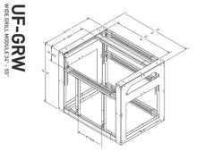 Wide Grill Module (34" - 55" Grill)